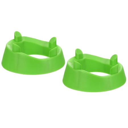 Uxcell Basketball Football Plastic Sports Ball Display Stand Holder with 4 Support Feet  Green 2 Pack