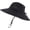 Black, variant on Unisex Adult Womens Mens Female Male Sun Hat Summer UV UPF 50+ Protection Boonie Hats Wide Brim Mesh Bucket Cap for Fishing Hiking Garden Beach Army Green