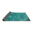 thumbnail image 2 of Ahgly Company Indoor Rectangle Oriental Turquoise Blue Industrial Area Rugs, 3' x 5', 2 of 4
