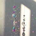 thumbnail image 5 of Nomeni Ornament Clearance, Crystal Suncatcher Moon Star Gather Light Ornaments Flower Garden Window Hanging Ornaments Party Decorations Room Decor, 5 of 9