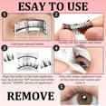 thumbnail image 3 of ZYNERY Magnetic Eyelashes Kit - 2 Pairs Reusable Fake Lashes with Applicator & Storage Box, No Glue Needed, Natural Look for Beginners, Easy to Wear and Remove (Natural), 3 of 7