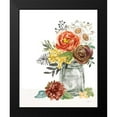 thumbnail image 2 of Urban, Mary 12x14 Black Modern Framed Museum Art Print Titled - Flower Fest V Green Jar, 2 of 5
