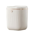 thumbnail image 4 of Cubo de basura automático con sensor de movimiento, inteligente, con tapa, grande Blanco y dorado 20L, 4 of 9