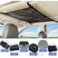 thumbnail image 2 of Car Roof Storage Net, Multifunctional Organizer With Zipper, Universal Car Luggage Bag For Four Roof Armrests For Suv, Van (Drawstring), 2 of 5