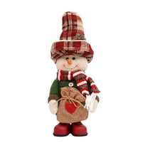 MeetYTOYS Christmas Tabletop Plush Decorations, Standing Doll Toys, Christmas Figurines Ornaments for Xmas Party, Home, Table, Fireplace (Santa Claus)