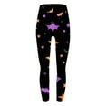 thumbnail image 5 of Elvqul Pants for Women Halloween Petite Leggings Athletic Yoga Lounge Workout Ladies Pants Halloween, 5 of 7