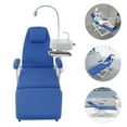 thumbnail image 4 of Portable Dental Chair Folding Mobile Chair Tilt Bed with LED Light & Waste Basin, 4 of 16
