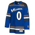 thumbnail image 2 of Youth Mitchell & Ness Gilbert Arenas Blue Washington Wizards Maxxed Out 2.0 Fashion Hockey Jersey, 2 of 3