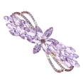 thumbnail image 1 of QUMIIRITY Clip Metálico Para Mujer Con Rhinestones Púrpura Ligero Para Uso Diario Cómodo, 1 of 8