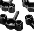 thumbnail image 3 of Piezas de repuesto de coche modelo RC, soportes de cubo de dirección con tuercas de tornillo para camión JLB Racing CHEETAH 4WD 1/10 Negro Baoblaze buje del nudillo de la dirección del coche rc, 3 of 7