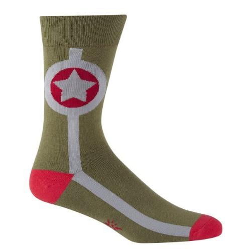 Sock It To Me Army Star Mens Crew Socks