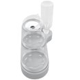 thumbnail image 3 of Cuencos de alimentación de agua, cuencos dobles para comida para gatos, juego de cuencos para comida seca y húmeda para gatos, cuencos dobles para comida para cachorros, instalación sin esfuerzo, 3 of 8