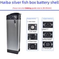 thumbnail image 1 of Electric car lithium battery box Haiba battery box lithium battery shell box silver fish shell 36V48V battery box, 1 of 5