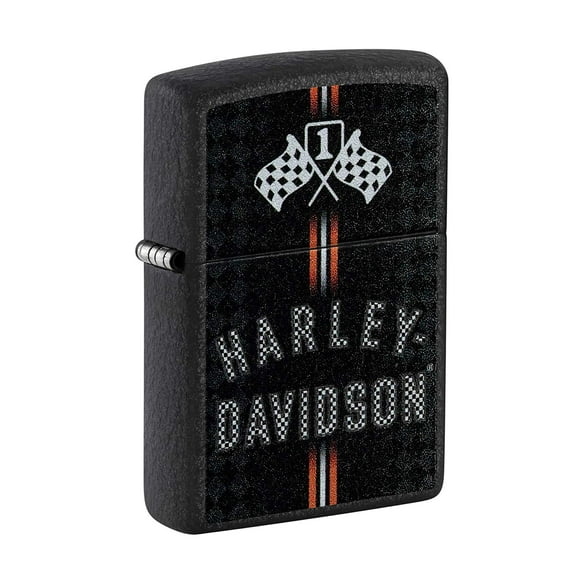 Zippo 48558 Harley Davidson Flags Design Windproof Pocket Lighter