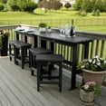 thumbnail image 4 of Highwood 6-pc Lehigh Balcony Set - Counter Height, Outdoor, Eco-friendly, Synthetic Wood, 4 of 8