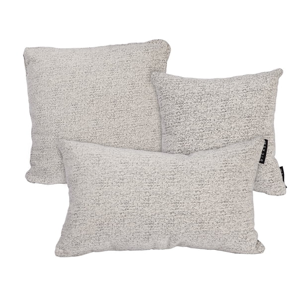 Set de 3 Cojínes Decorativos (1 Cuadrado Grande + 1 Cuadrado Chico + 1 Rectangular) DICASA Peco