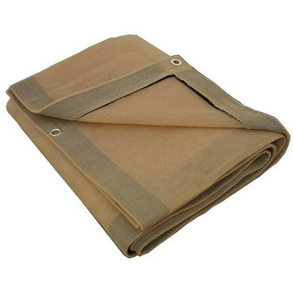 Standard Duty Tarp, 12 x 24 ft, 10 Mil, Tan, Polyethylene