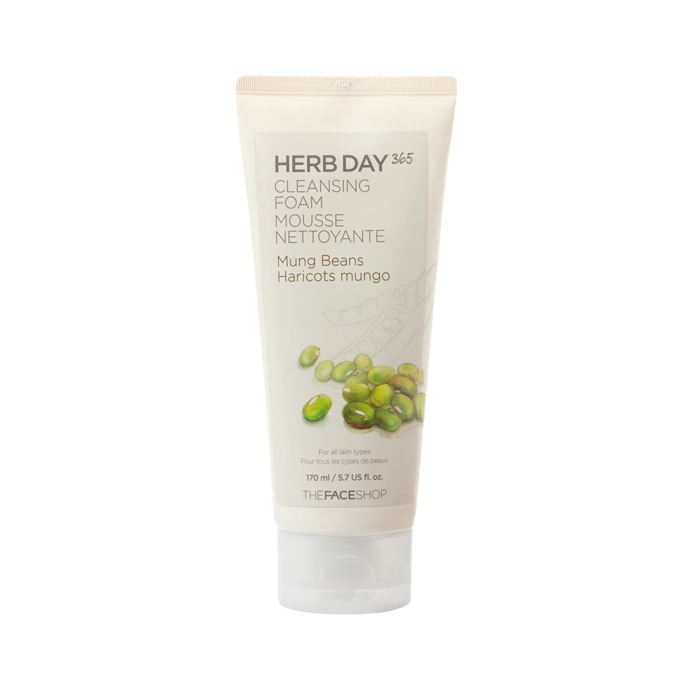 THE FACE SHOP Herb Day 365 Cleansing Foam Mung Bean Walmart Canada