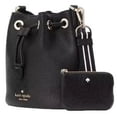 thumbnail image 3 of Kate Spade New York Women's Rosie Pebbled Leather Mini Bucket Bag, Black, 3 of 4