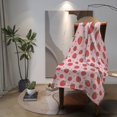 thumbnail image 3 of Strawberry Blankets for Kids Strawberry Throw Blanket for Boys and Girls Soft Fleece Kids Blanket Toddler Blankets Birthday Gifts Decor Blankets for Bed, 3 of 6