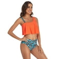 thumbnail image 4 of Traje de baño de dos piezas dividido para damas de padres e hijos Conjunto de bikini de cintura alta con lazo en la parte superior Fridja  nalpqowj52695, 4 of 6