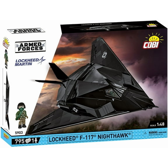 COBI Armed Forces F-117® Nighthawk® Aircraft Building Set, 795 Pieces