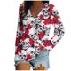 thumbnail image 1 of Camisas Para Mujer de Gran Tamaño Con Cuello en V, Camisetas Con Estampado de Festival, Camisetas de Manga Corta, Blusas Odeerbi ODB132505, 1 of 4