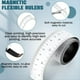 thumbnail image 2 of Paquete de 2 Cintas Métricas Magnéticas de 39,37 Pulgadas, Centímetros, Reglas Magnéticas Flexibles, Cinta Métrica Magnética, Adecuada para Tornos, 2 of 5
