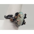 thumbnail image 4 of Size 8, White Fire Opal Flower Ring, 4 of 7