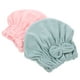 thumbnail image 5 of Gorros de baño cómodos para mujer, gorros para secar el cabello, toallas para secar el cabello, 2 uds., 5 of 5
