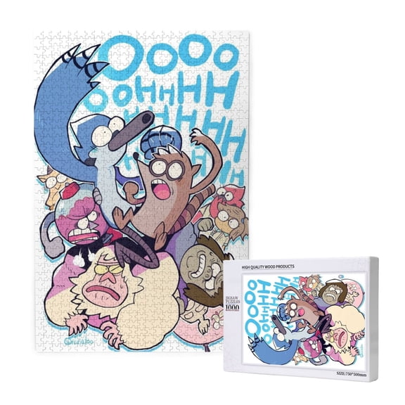 Regular ShowJigsaw Puzzle,1000 puzzle pieces Gift Toys Art Home Decor