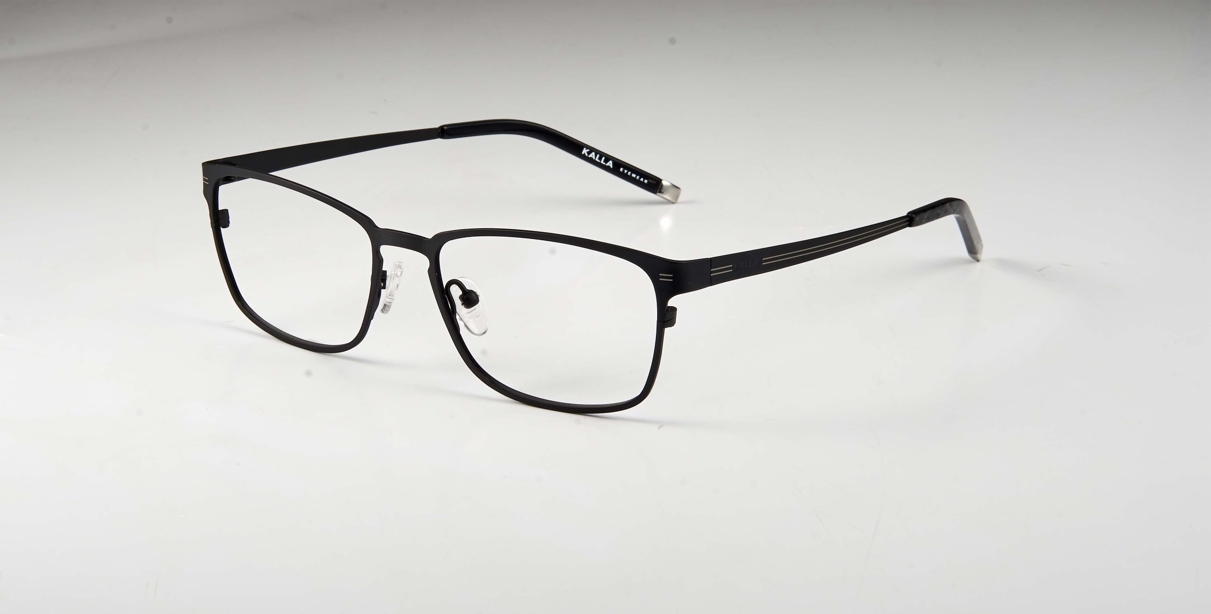 KALLA, KL8017C1, Eyeglasses Black Rectangle Unisex Optical Lightweight Glasses Frame for Prescription Lens KALLA, KL8017C1, Eyeglasses Black Rectangle Unisex Optical Lightweight Glasses Frame for Prescription Lens