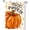 U, variant on Sm:)e Fall Garden Flag 12x18 Inch Double Sided - Seasonal Decorative Flag Rustic Autumn Outdoor Yard Decor, Pumpkins and Black Cat