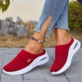 thumbnail image 5 of Women's Air Cushion Slip-Ons Orthopedic Walking Slippers Mesh Breathable Lightweight Arch Support Knitted Casual Comfort Outdoor Mules Sneaker, 5 of 5