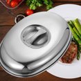 thumbnail image 4 of unbranded Cubre Plateado De Acero Inoxidable Para Uso En Cocina Protección Efectiva, 4 of 8