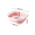 thumbnail image 3 of Foot Bath Bucket, Staron 2026 Foldable Portable Foot Soaking Tub, Large Silicone Foot Spa with Non-Slip Bottom Heat Retention Easy Clean, Pink, 3 of 6