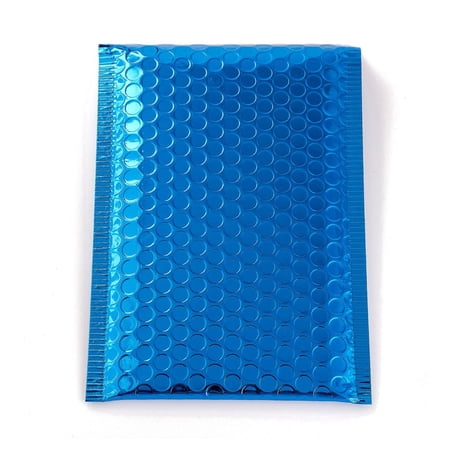 50pcs Matte Film Package Bags Mailer Padded Envelopes Rectangle Dodger Blue 24x15x0.6cm