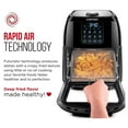 thumbnail image 3 of Chefman RJ38-6-RDO 6 Liter Multi-Function Air Fryer Rotisserie Dehydrator, Black, 3 of 7