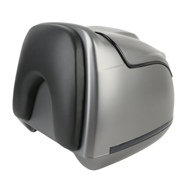 Case Superior De Motocicleta, Tronco De Scooter De Caja De Motocicleta 38 Litros Con Bloqueo, Caja De Almacenamiento De Scooter Estuche Universal Para Equipaje De Casco