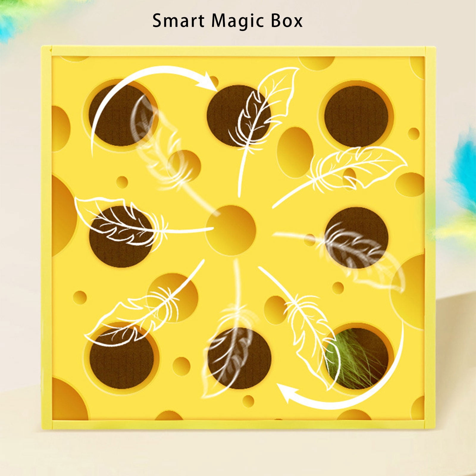 MultiFunctional Automatic Rotating Activity Chew Resistant Puzzle Toy Design Enrichment Toy