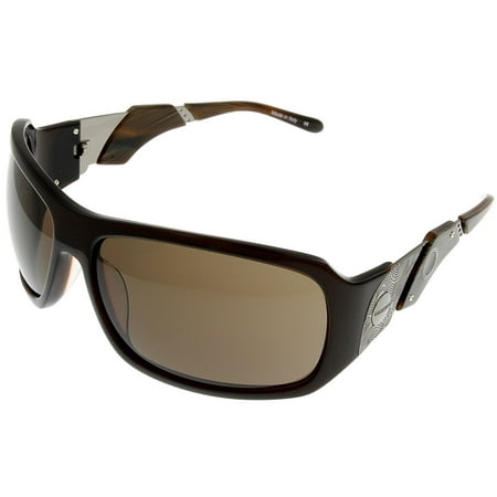 Jean Paul Gaultier Sunglasses Womens JPG 567 958 Dark Brown Wrap Size: Lens/ Bridge/ Temple: 66-16-105