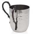 thumbnail image 1 of Godinger 94969 Hammered Wash Cup Stainless Steel Branch Handles, 1 of 1