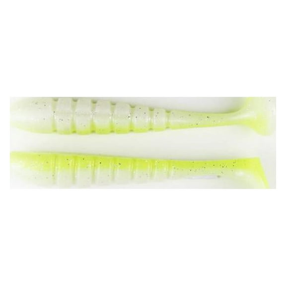X Zone Fishing Lure 21835 4" Pro Series Swammer Chartreuse Pearl 6 Per Pack