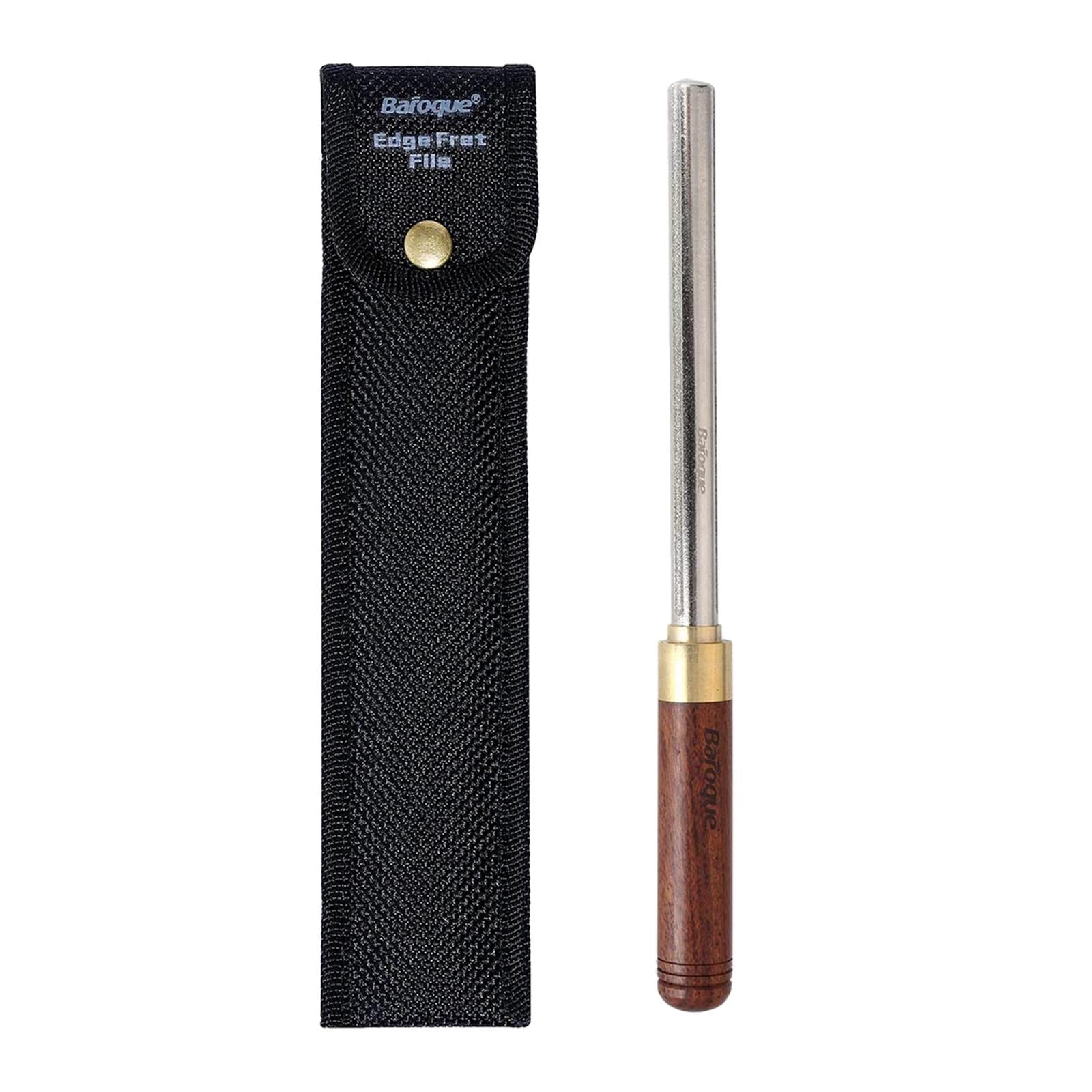 LeeQinersw Guitar Fret Crowning Dressing File Luthier Tools Wood Handle Professional Guitar