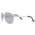 thumbnail image 5 of grinderPUNCH Oversized Unisex Aviator Adult Sunglasses 148mm Dark Lenses, 5 of 5
