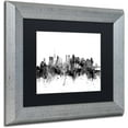 thumbnail image 2 of Trademark Fine Art "Tokyo Japan Skyline B&W" Canvas Art by Michael Tompsett, Black Matte, Silver Frame, 2 of 4