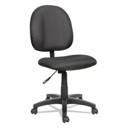 Alera Traditional Chair Alera Essentia Series Swivel Armless Task Office Chair, Acrylic, Available in Multiple Colors ()