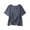 Dark Gray, variant on qafoshin Womens Linen T-Shirts Crew Neck Short Sleeve Summer Tops Solid Color Loose Pullover Tees