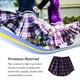 thumbnail image 3 of Sonducket Extensores de camisa Cola Irregular Blusa Desmontable Casual Suéter Dobladillo Ajustable Barrido Ropa Dobladillo inferior Vestidos violeta METRO, 3 of 6