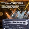 thumbnail image 5 of Pknight 16-Output DMX & RDM Splitter, 4×4 DMX Distributor with Optical Isolation, LED Signal Indicators, Rack-Mount Stage Lighting Hub, 5 of 6